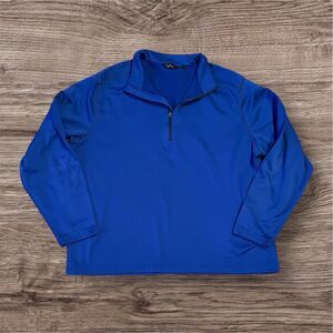 Walter‎ Hagen Essentials 1/4 Zip Pullover Blue Men's Size XL